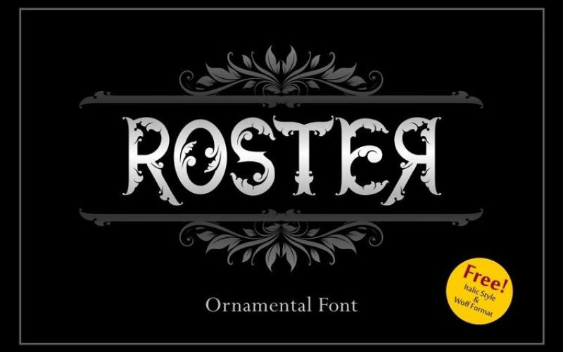 Roster Font