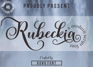 Rubeckia Font