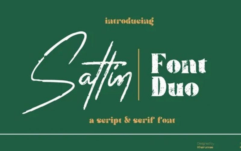 Sattin Font