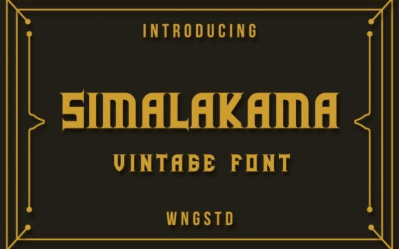 Simalakama Font