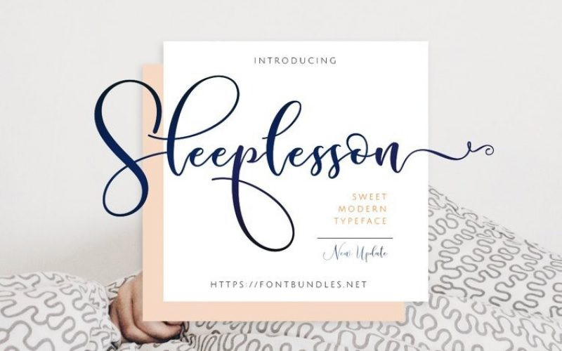 Sleeplesson Font