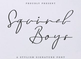 Squirel Boys Font