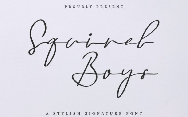 Squirel Boys Font