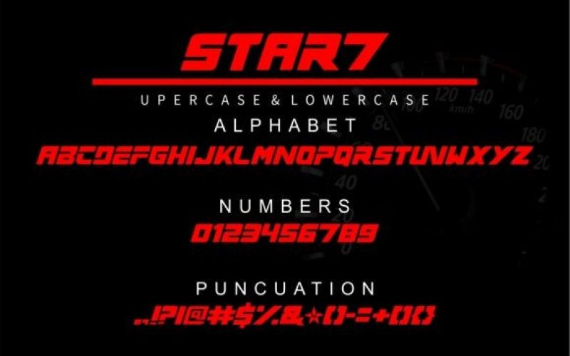 Star7 Font