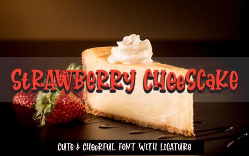 Strawberry Cheesecake Font