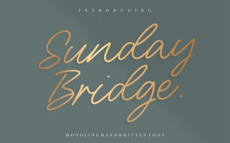 Sunday Bridge Font