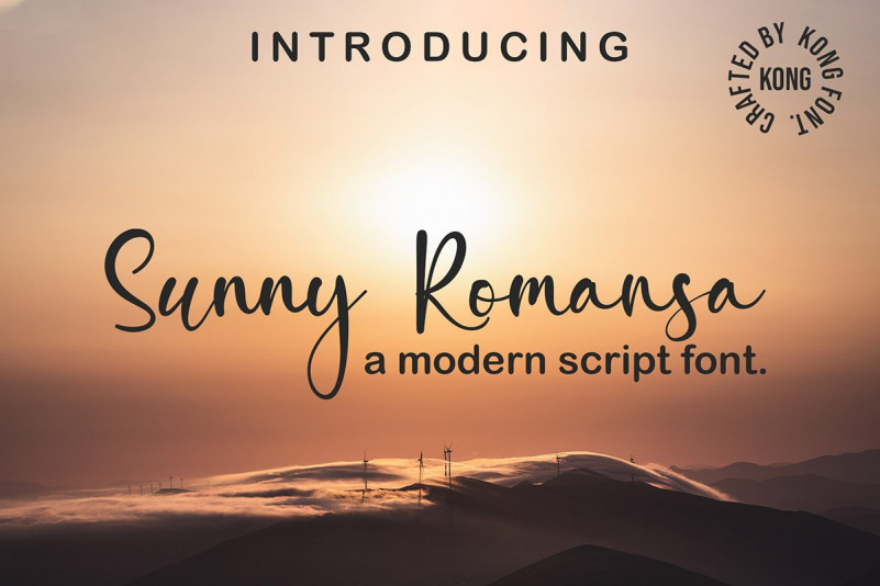 Sunny Rommansa Font