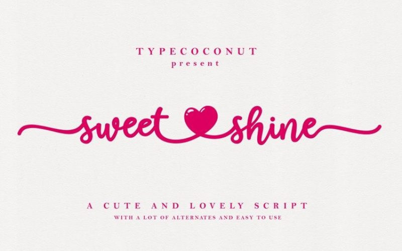 Sweet Shine Font