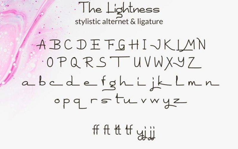 The Lightness Font