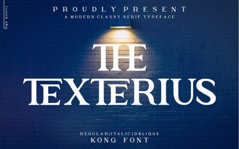 The Texterius Font