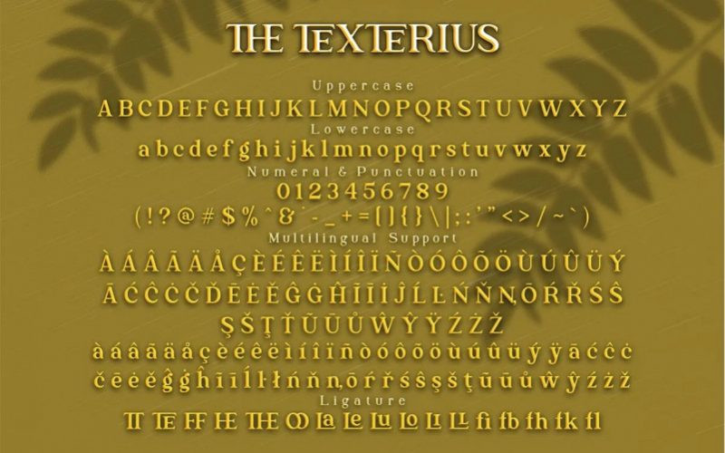 The Texterius Font