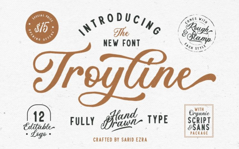 Troyline Font