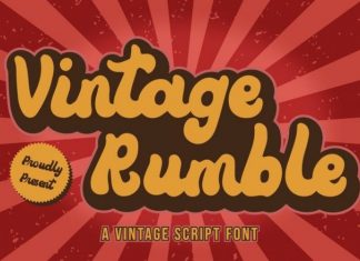 Vintage Rumble Font