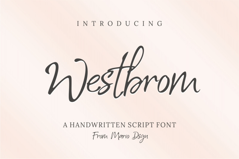 Westbrom Font