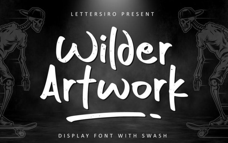 Wilder Artwork Font