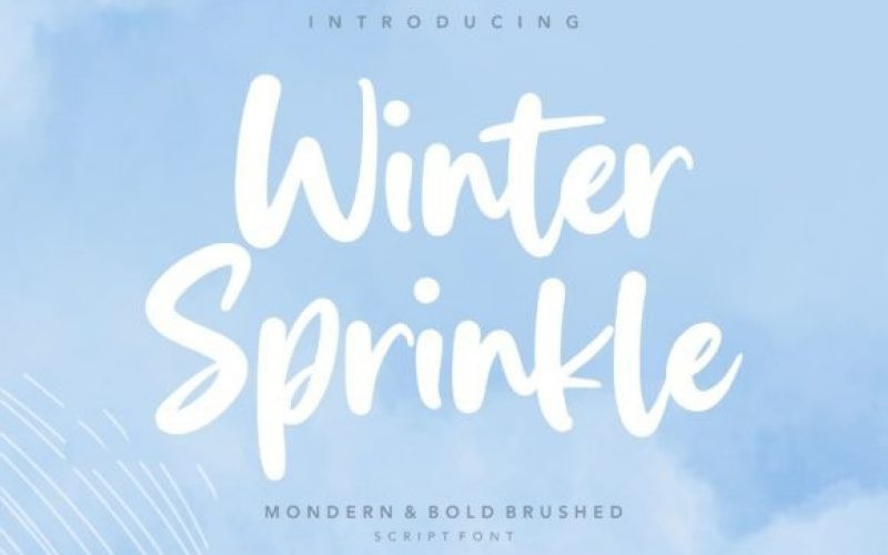 Winter Sprinkle Font