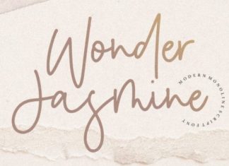 Wonder Jasmine Font