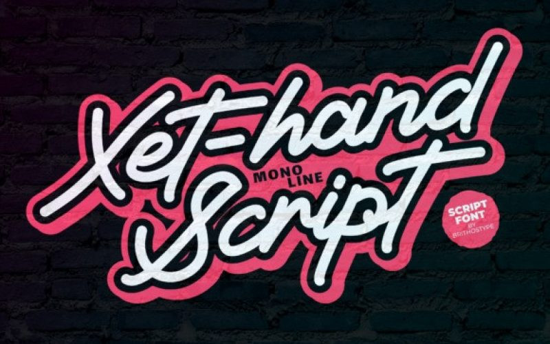 Xet-hand Font