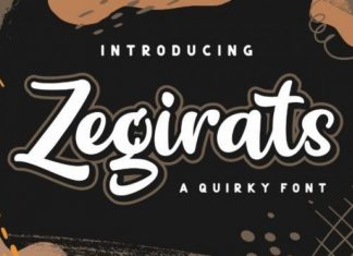 Zegirats Font
