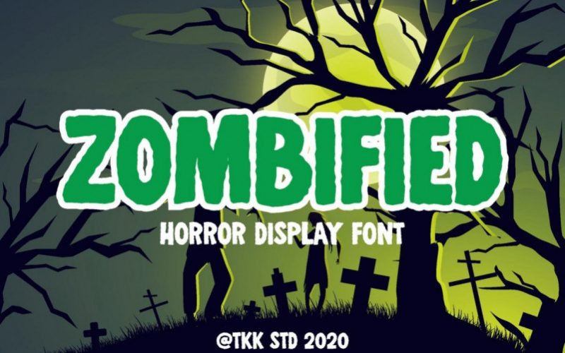 Zombified Horror Font