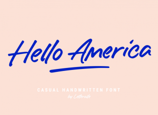 Hello America Font
