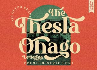 The Thesla Ohago Font