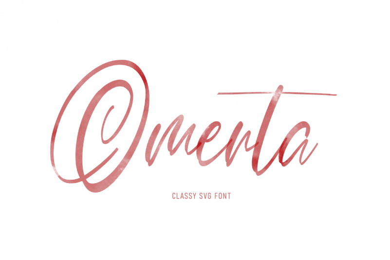 Omerta Svg Font