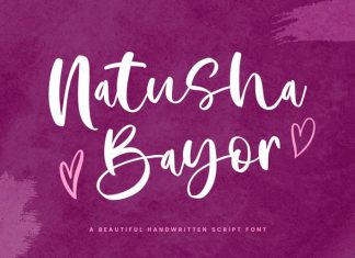 Natusha Bayor Font