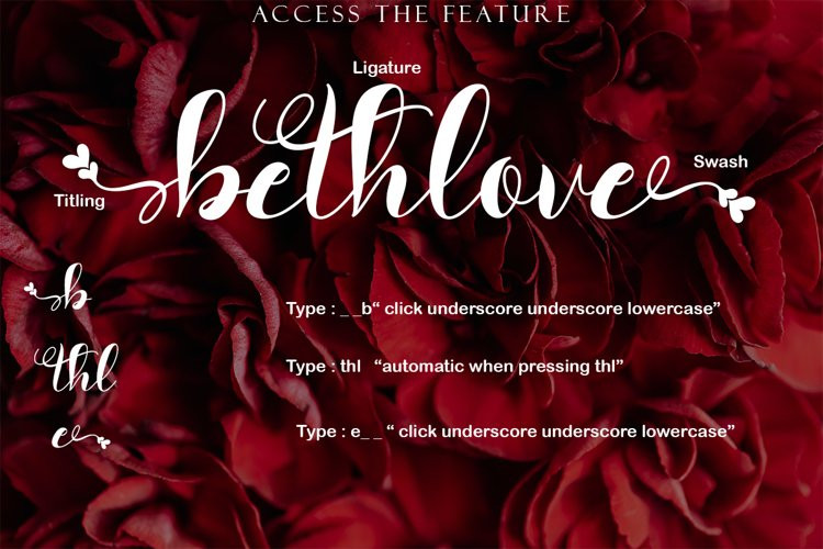 Bethlove Font