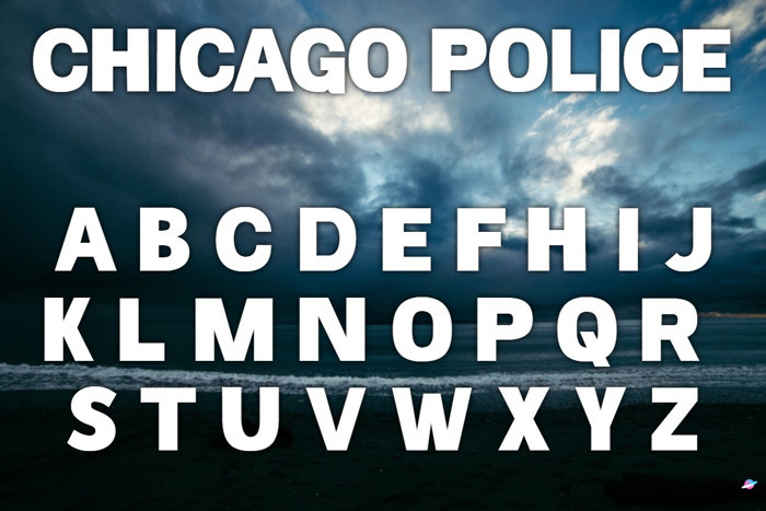 Chicago Police Font