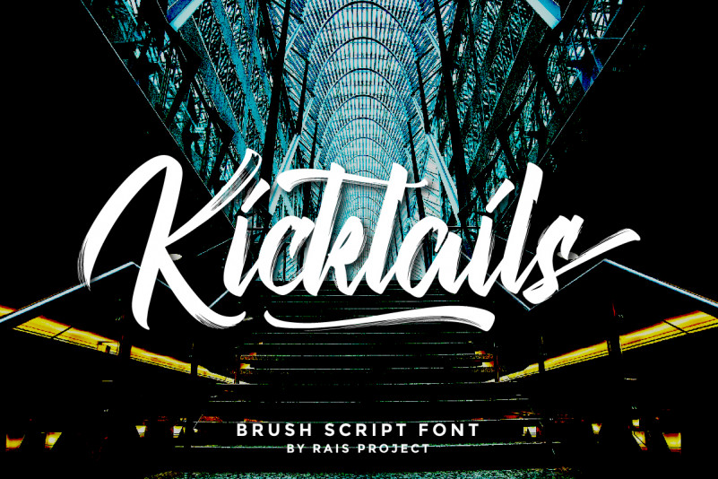 Kicktails Font