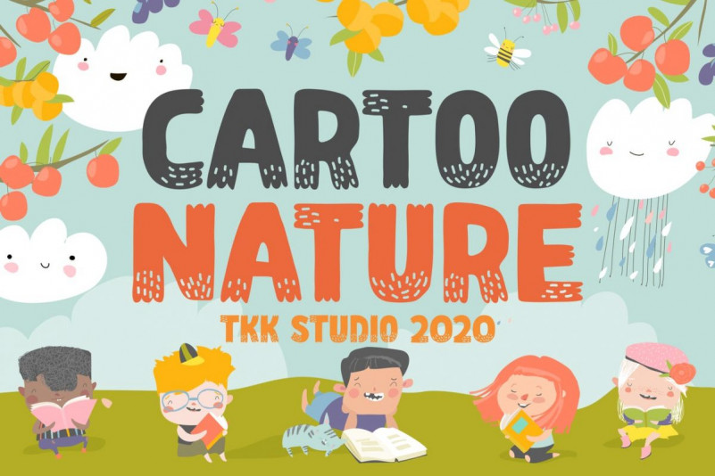 Cartoo Nature Font