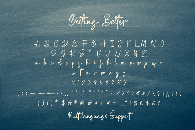 Getting Better Font