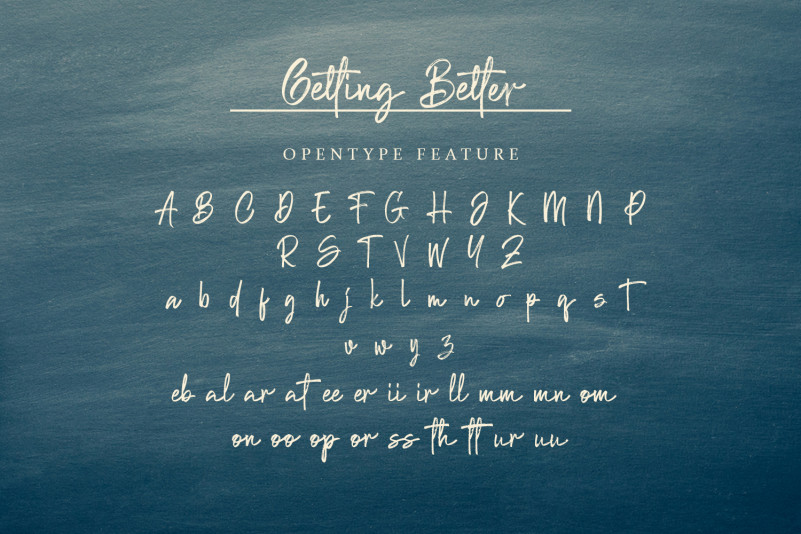 Getting Better Font