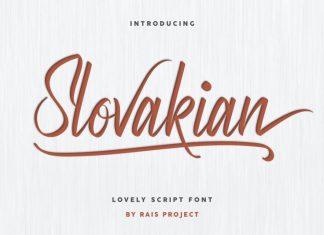 Slovakian Font