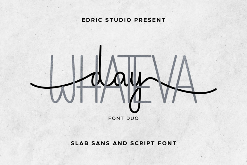 Whateva Day Font