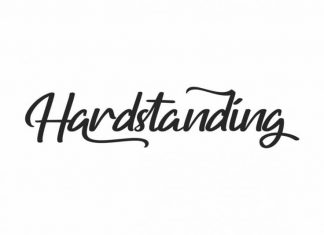 Hardstanding Font