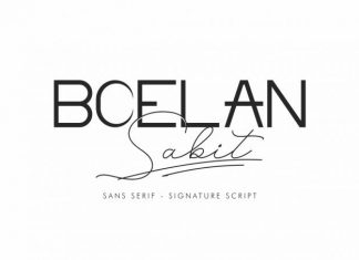 Boelan Sabit Font