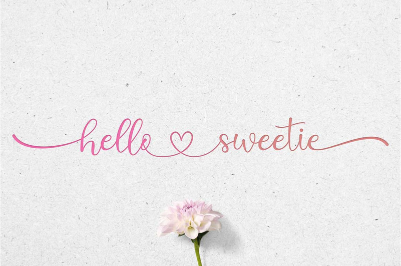 Hello Sweetie Font