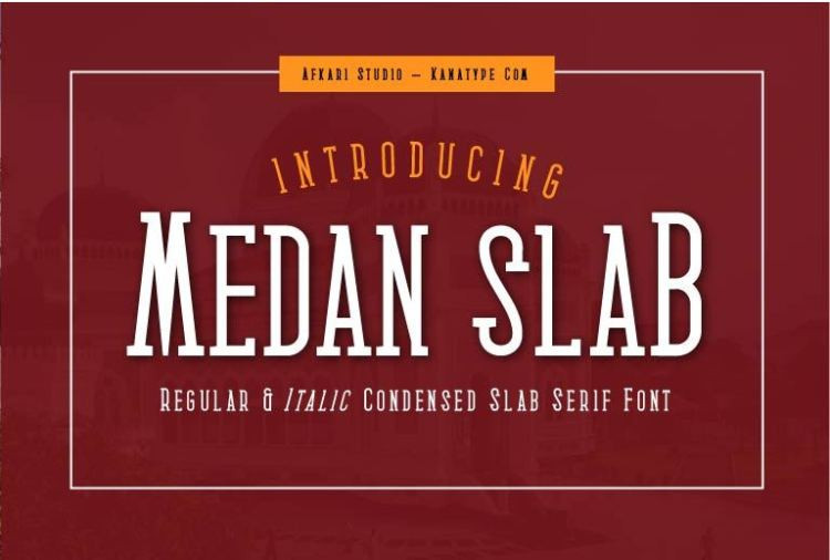 Medan Slab Font