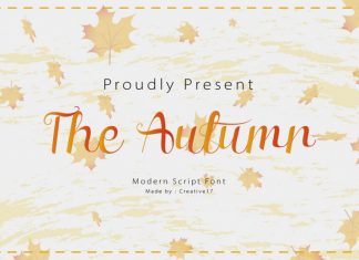 The Autumn Font