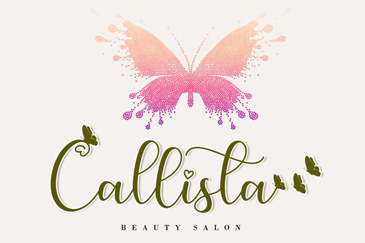 Cute Butterfly Font