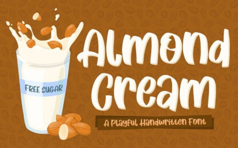 Almond Cream Font