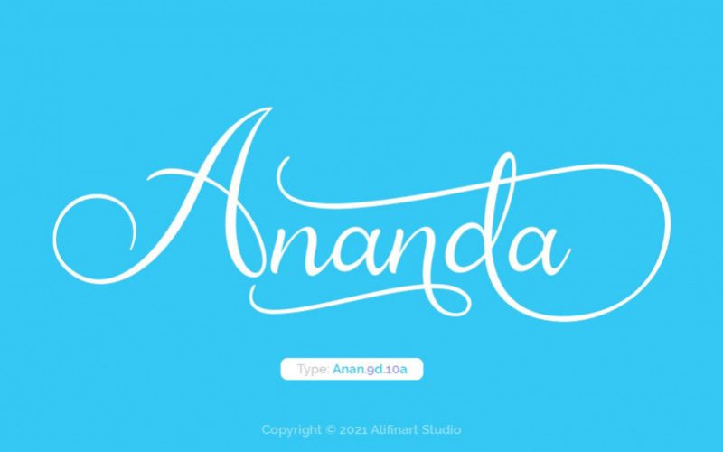 Ananda Font