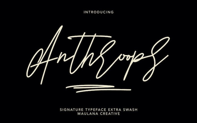 Anthroops Font