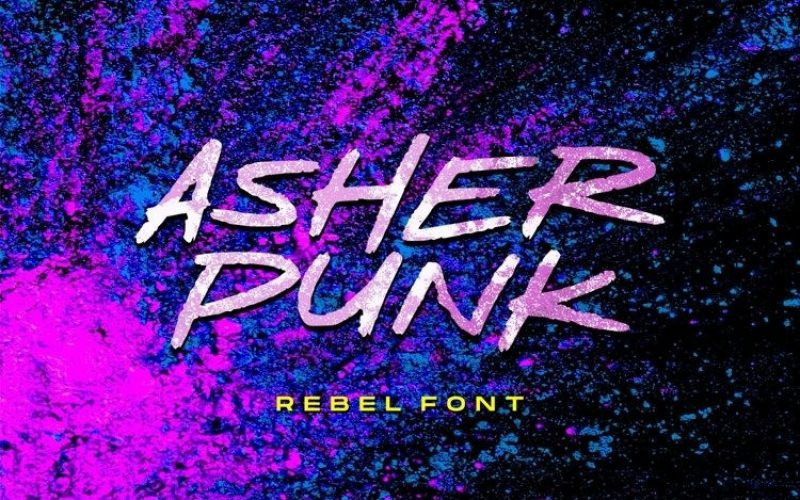 Asher Punk Font