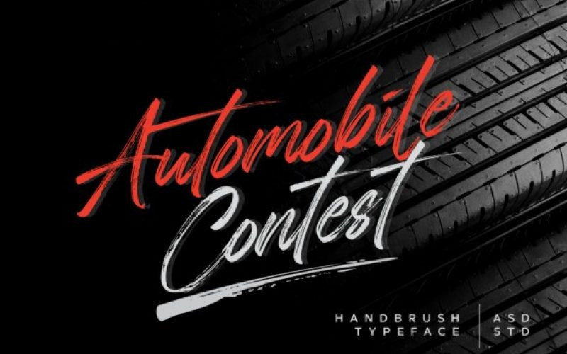 Automobile Contest Font