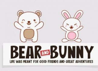 Bear And Bunny Font