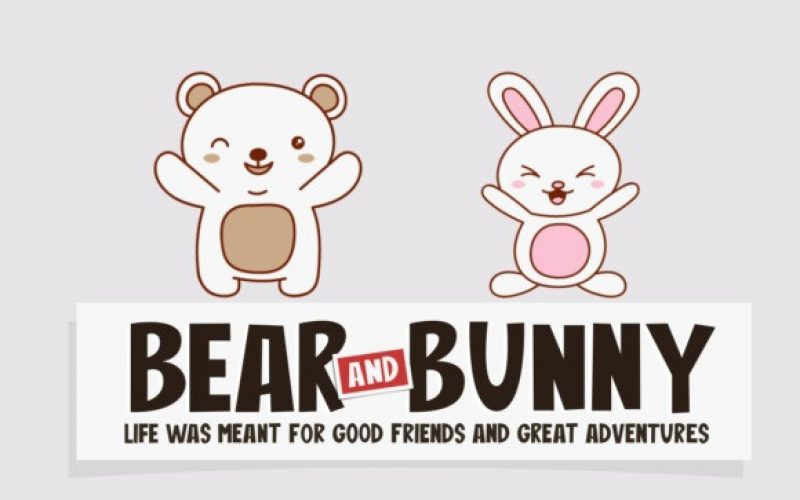 Bear And Bunny Font