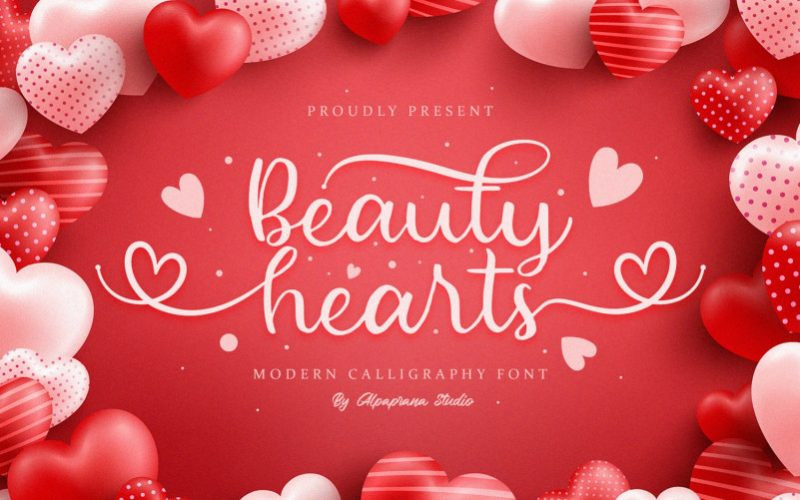 Beauty Hearts Font